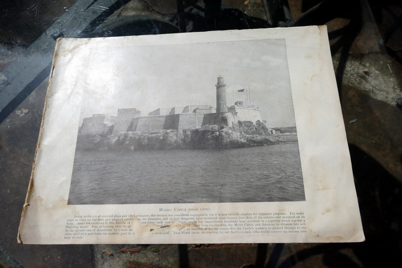 AMERICAN HAVANA Harbor USS "Newark" CUBAN JOURNAL Brochure 1898-1900 incomplete