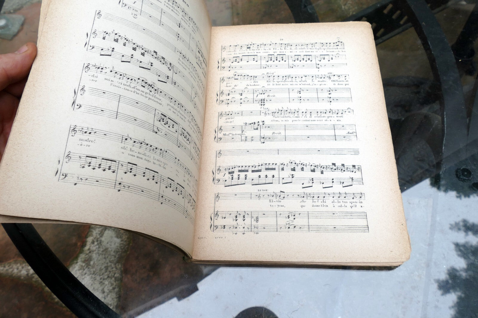 Sonnambula Bellini Paris Schlesinger 1850-1890 sheet music Partition Piano chant