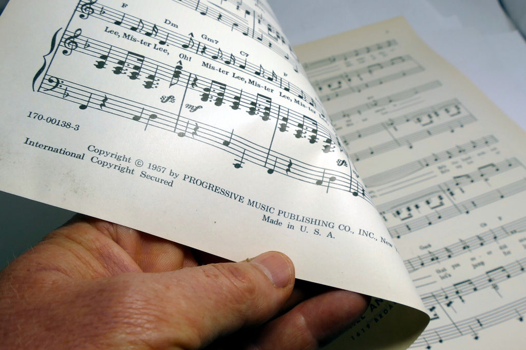 Mister Lee by Dixon Gathers Webb Pought   1957 Sheet Music The Bobbettes