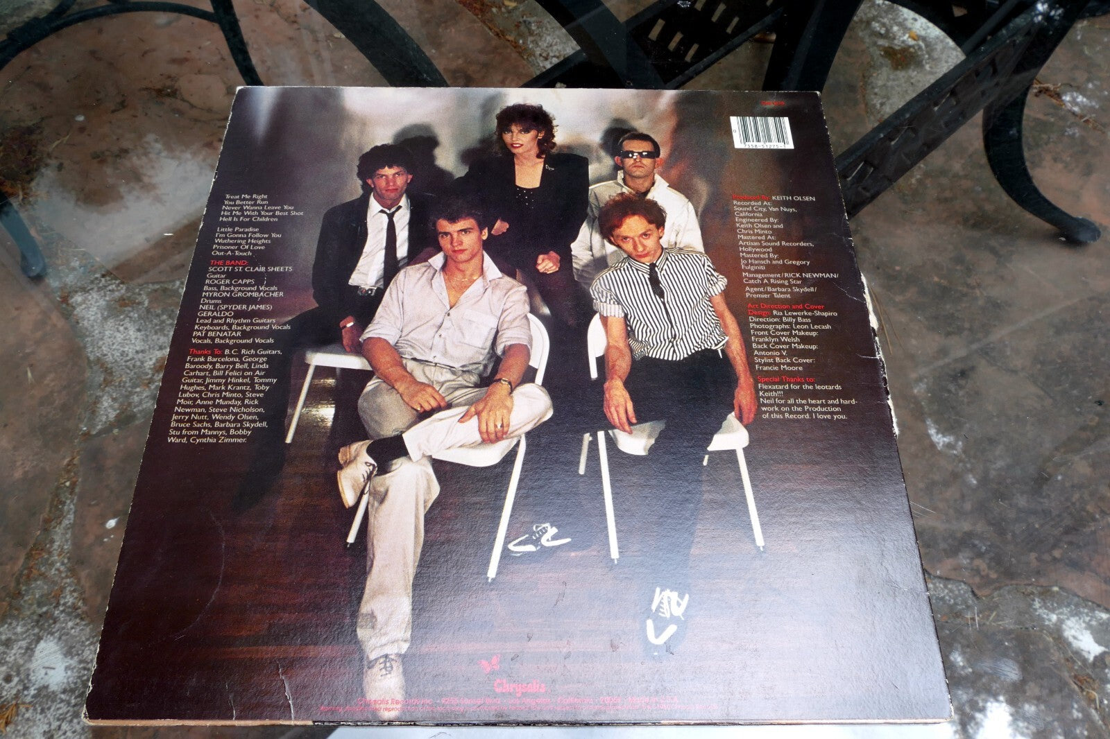 Pat Benatar ‎– Crimes Of Passion - 1980 Chrysalis CHE 1275