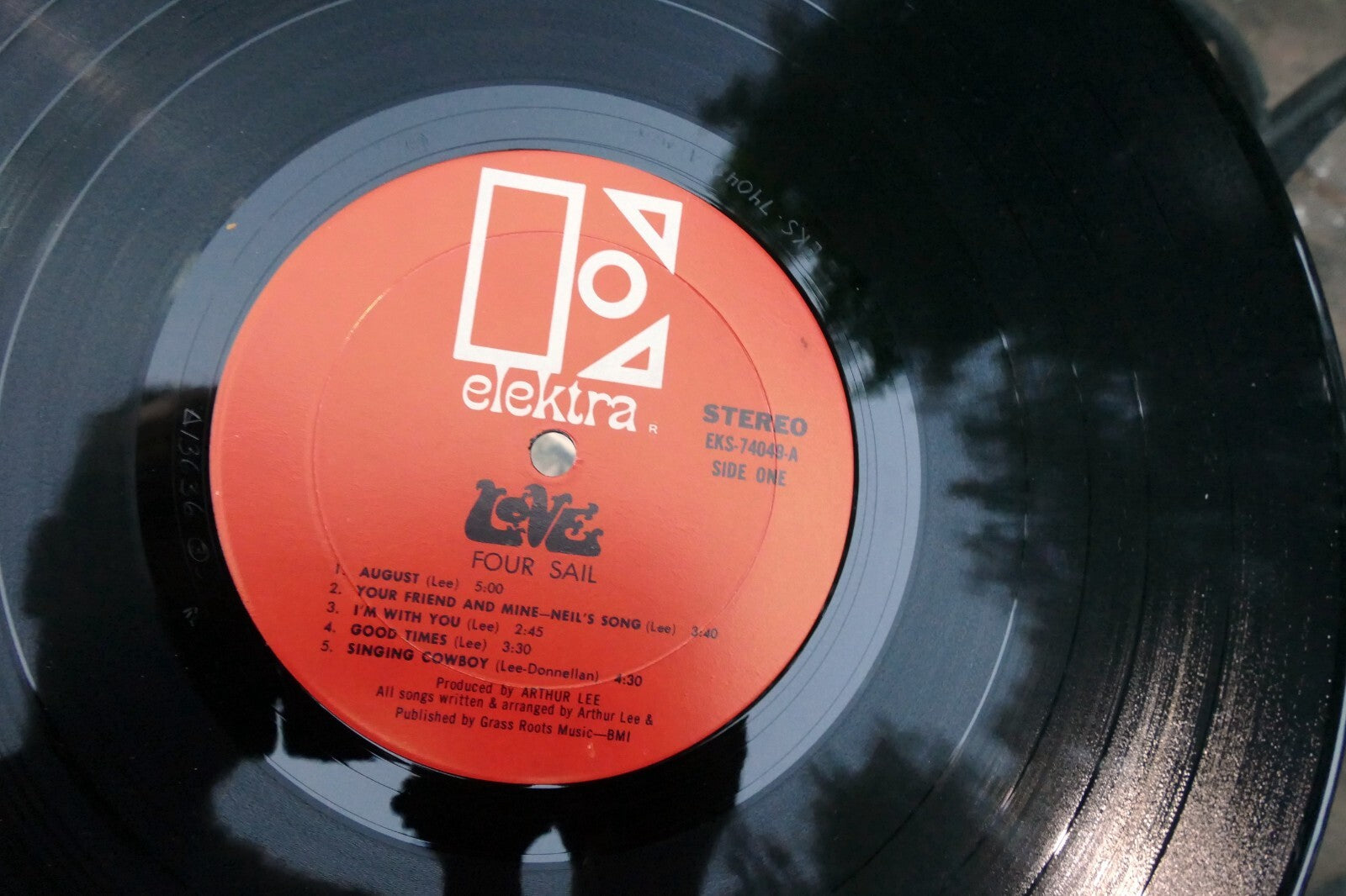 LOVE Four Sail LP   Vinyl   1969 Elektra EKS 74049 Arthur Lee