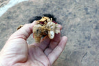 Vintage Native American Doll 6.5" tall missing wooden base