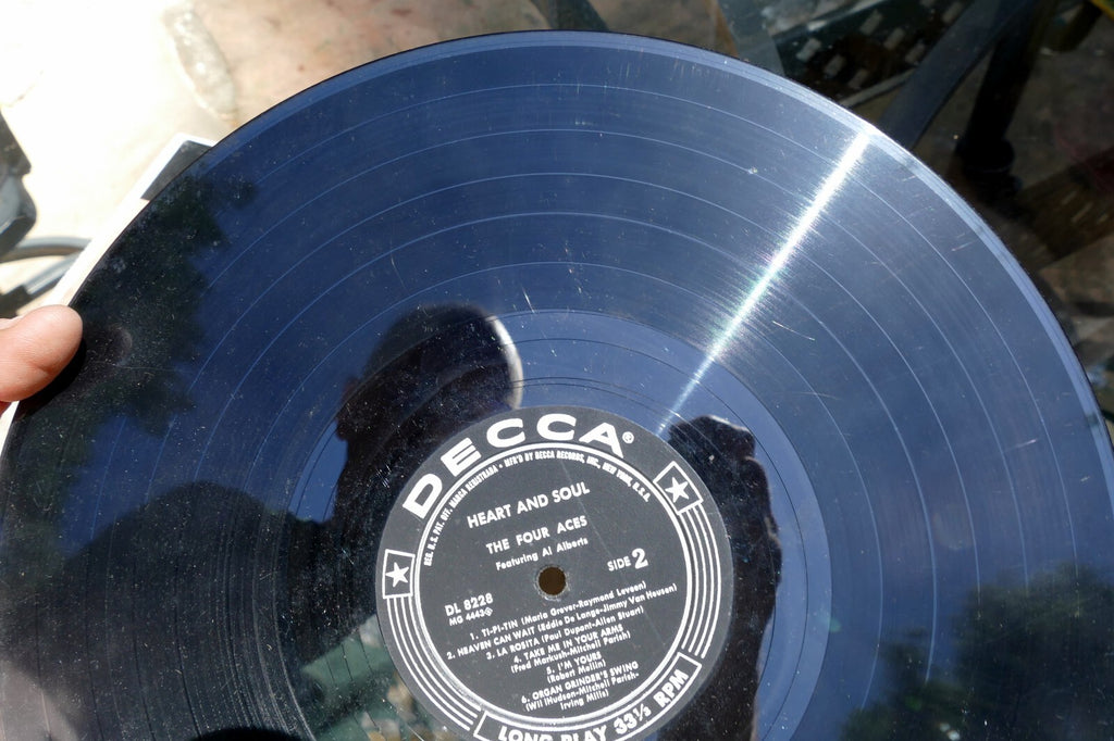 Four Aces Heart And Soul Record Album Vinyl LP DL 8228 Decca 1956