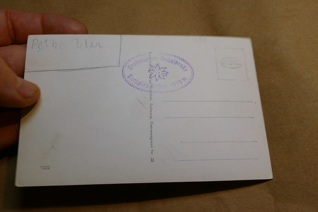 Grossglockner Machtortunnel Alpine Road postcard Austria - unposted