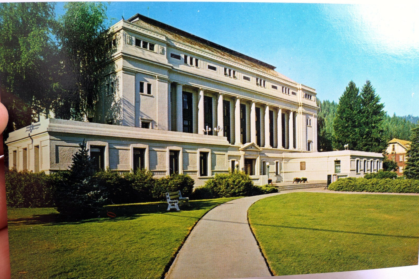 Plumas County Court House Quincy California 1960's vintage USA