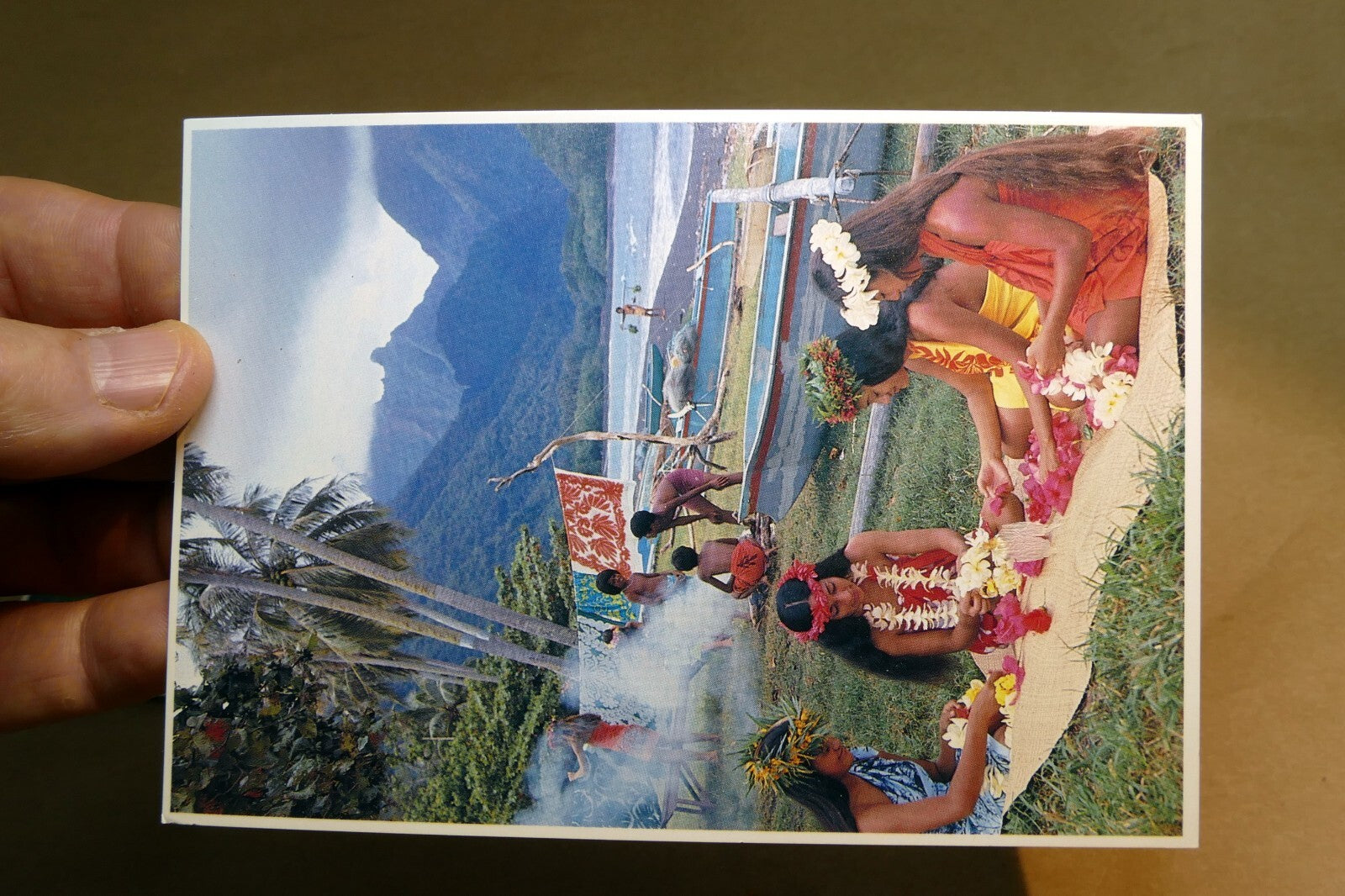 1980's Postcard unposted Tahiti pack of 2 Cook's bay