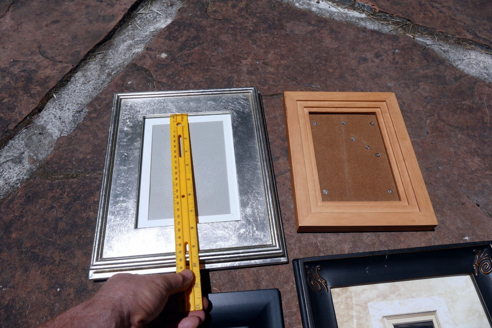 Wooden 5X7" 8X10"  Picture Photo Frame Gold  tone Black Pack of 4 mixed lot