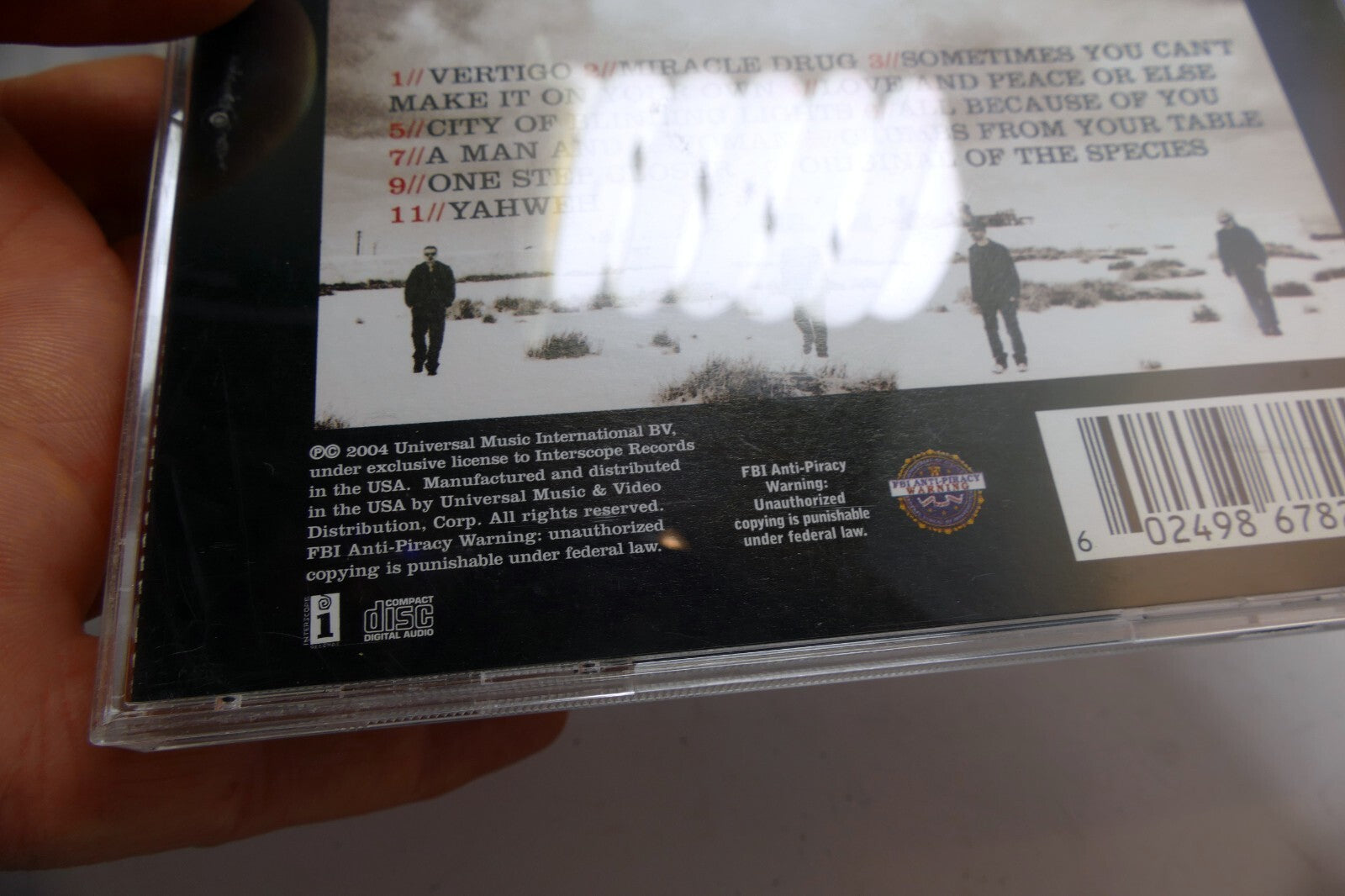 U2 - How to Dismantle An Atomic Bomb CD (B0003613-02) Rock Band Bono