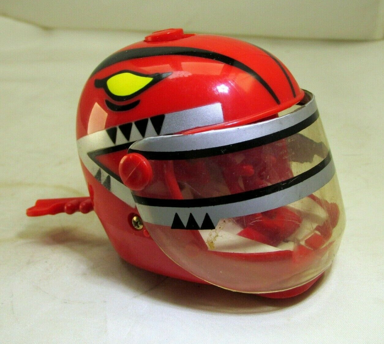 Power rangers legacy red ranger helmet mcdonald's 3x3" winding