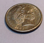 2001 Australia 5 cent coin. Queen Elizabeth. Very shiny.