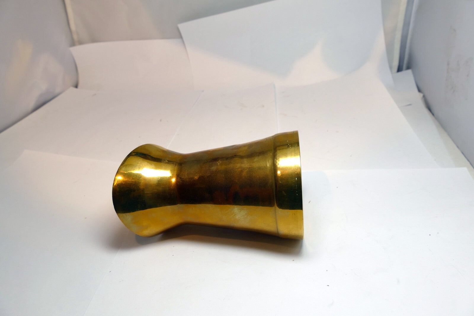 Vintage Small Brass Pitcher With Handle 5" Tall Creamer Size small