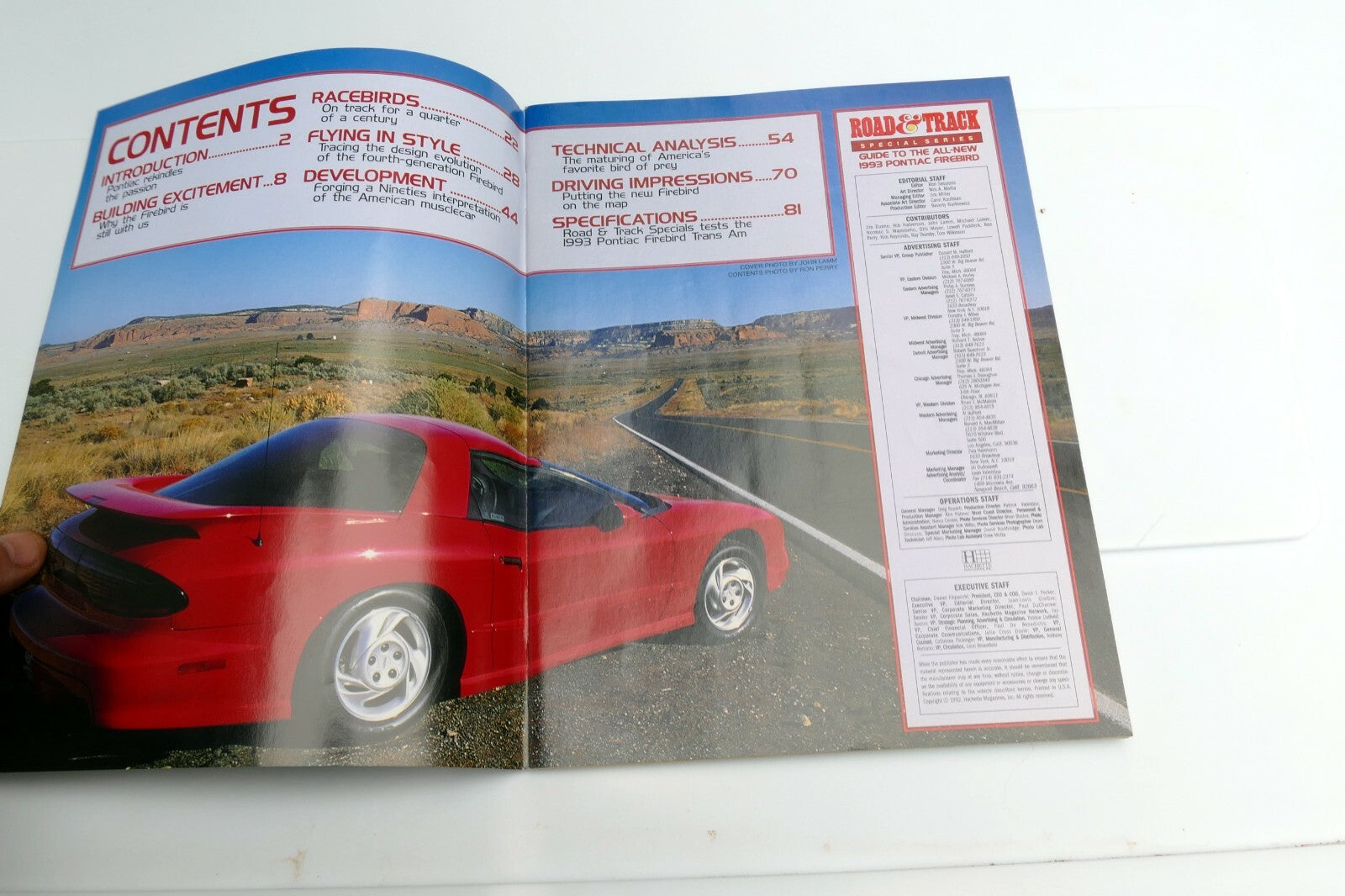 Road & Track Guide to All NEW 1993 Pontiac Firebird Trans AM