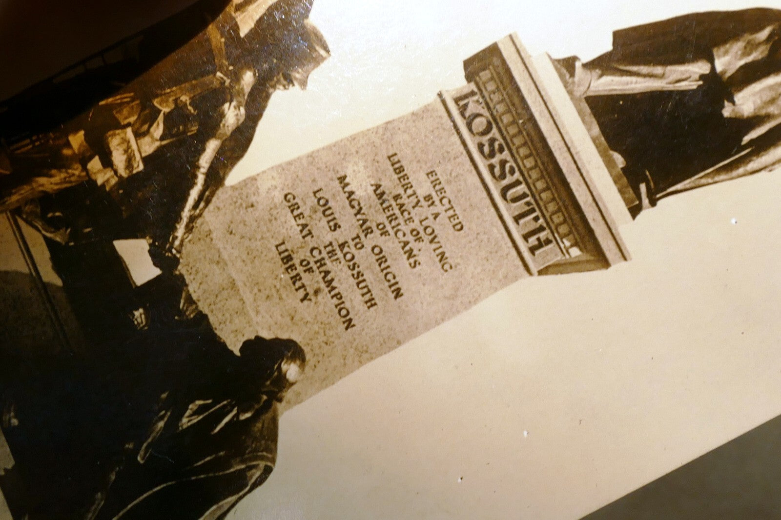 Postcard Riverside Park Monuments - Louis Kossuth Magyar Origin 1928 NY