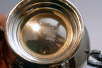VIKING SILVER  PLATE E P COPPER SUGAR BOWL made in Canada  Lead Mounts for Tea