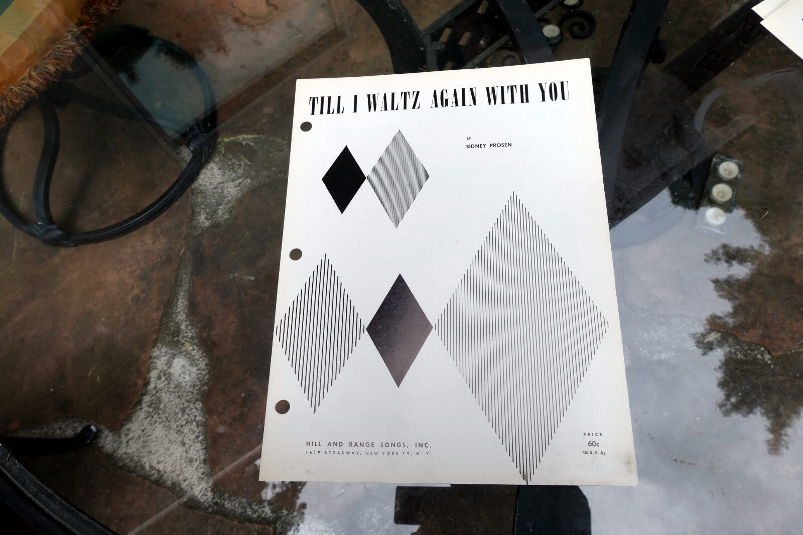 Till I waltz Again with You by Sidney Prosen   1952  Sheet Music Orchestra