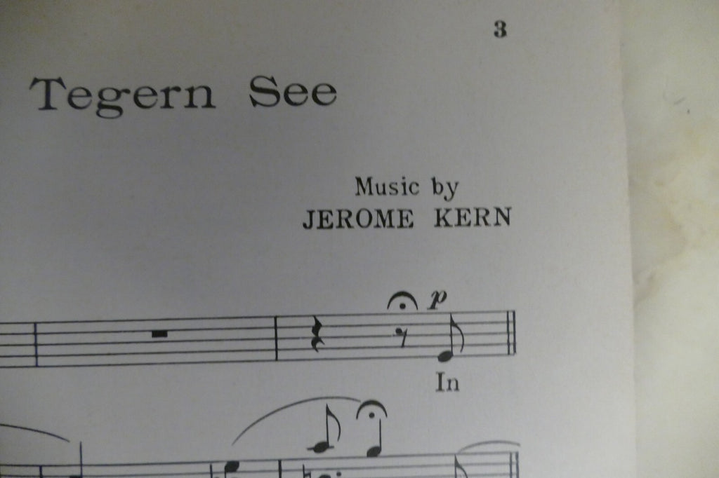 In Egern On The Tegern See 1932 by Jerome Kern from "Music In The Air" musical
