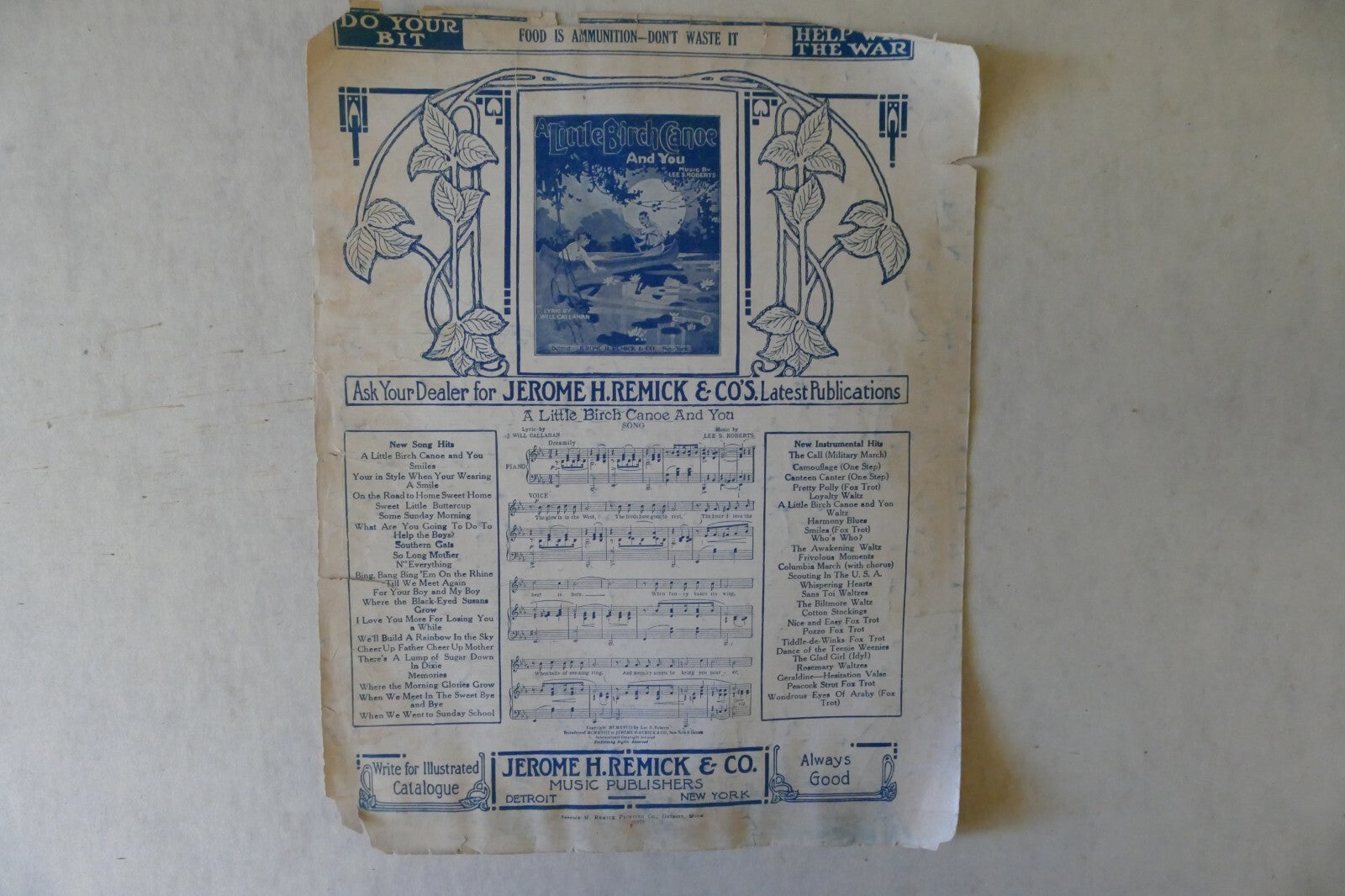 So Long, Mother, 1917, by Egbert Van Alstyne, Raymond Egan and Gus Kahn
