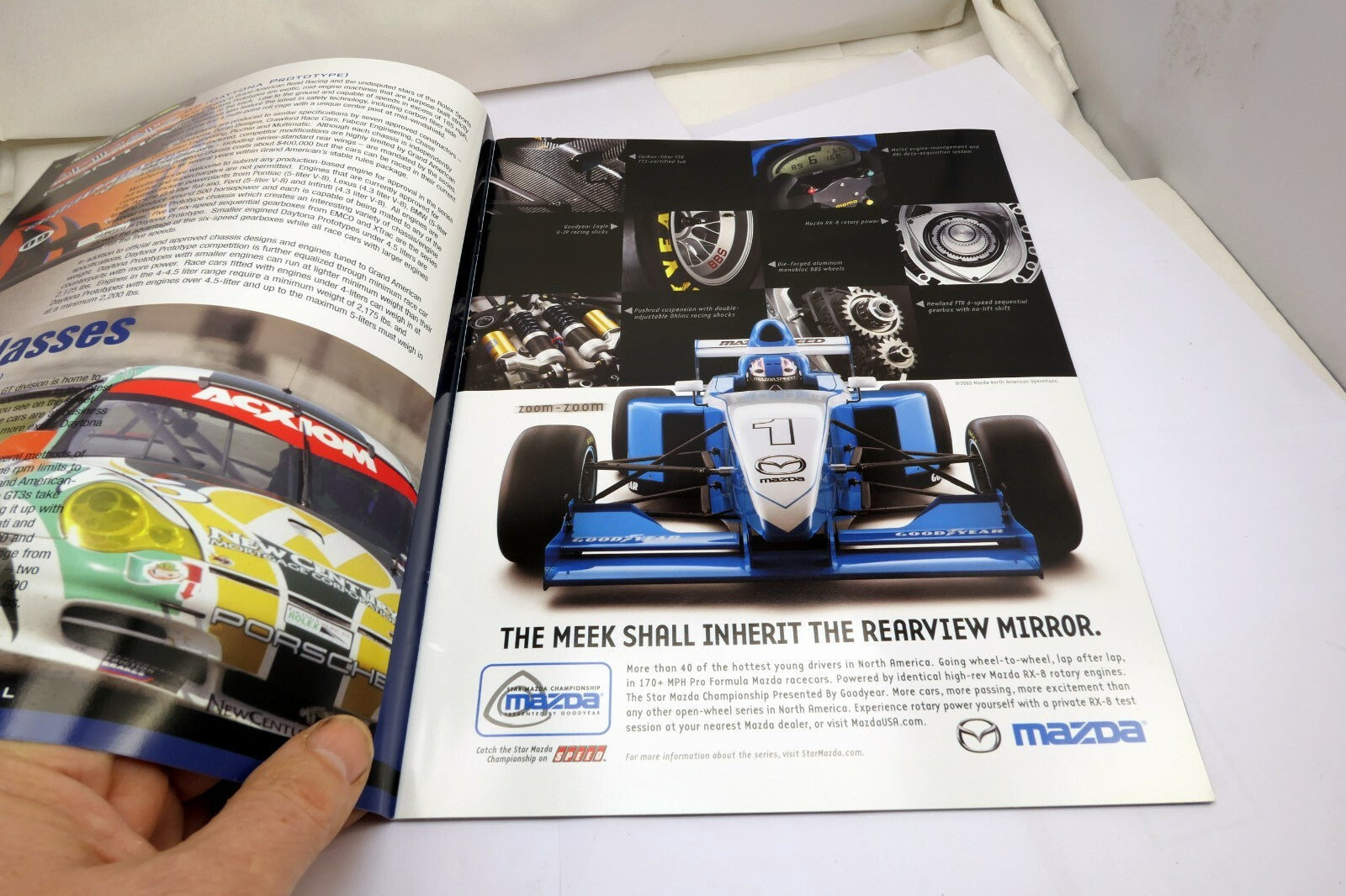 Mazda Laguna Seca Raceway 2005  Road & Track 250 round  Grand -Am Brochure
