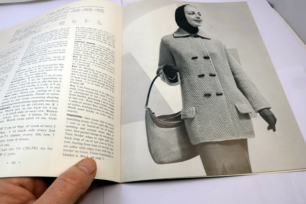 College Knits for MEN and WOMEN Bear Fleisher Yarns Magazine 1958