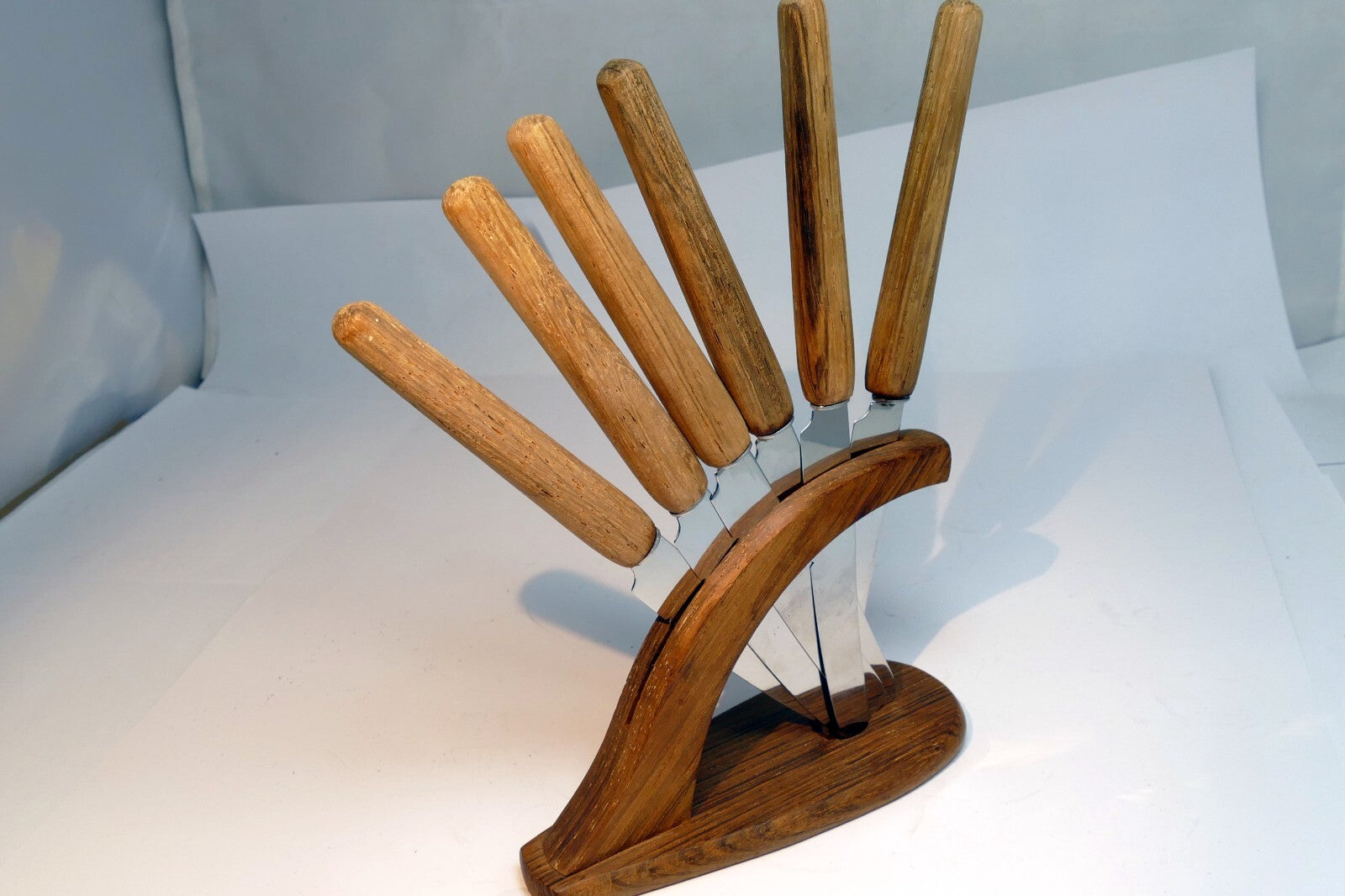 Rostfrei SOLINGEN WOOD STEAK KNIVES STAINLESS BLADES made in GERMANY pack of 6
