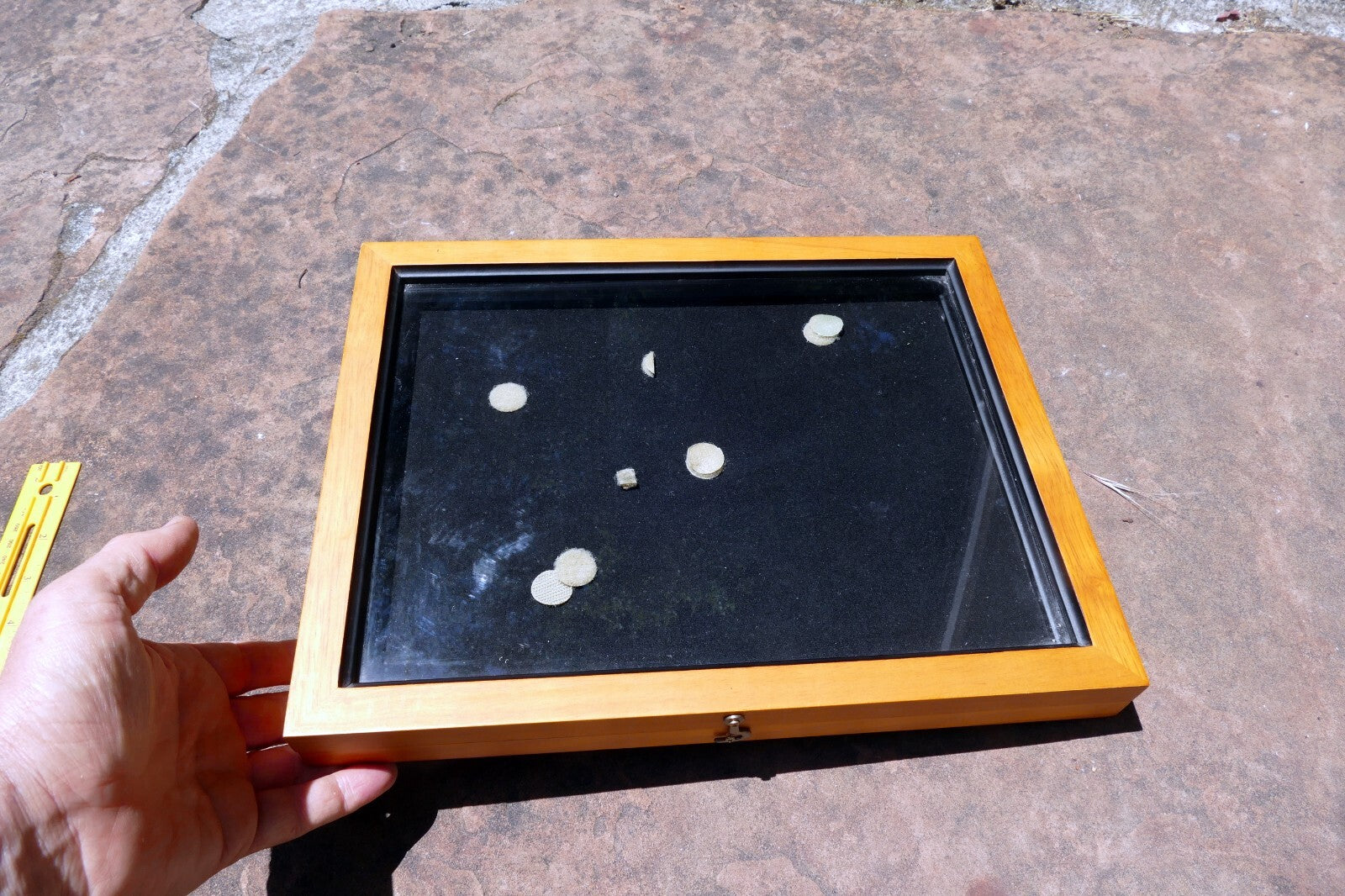 Wooden Box  Picture Photo Frame Display case 11X15" for pictures or jewelry
