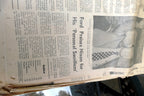 1974 San Francisco Chronicle Nixon Resigns / Watergate Boxscore Plumbers case