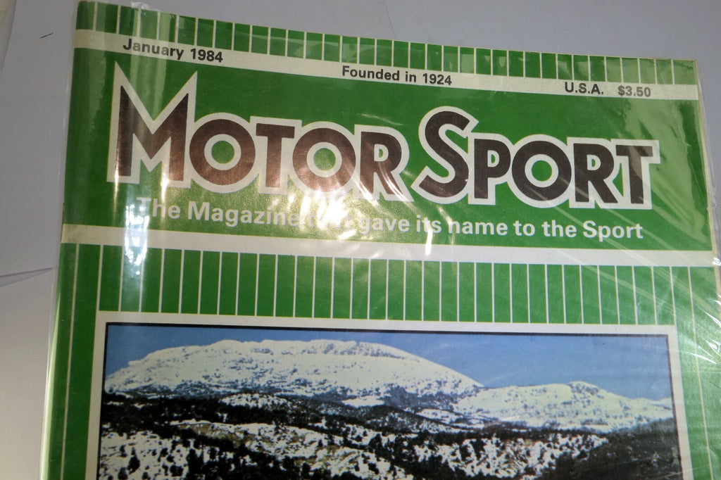 Motor Sport Magazine January 1984