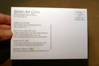 Strini Art Glass  2001 Sale festival Add Postcard, unposted