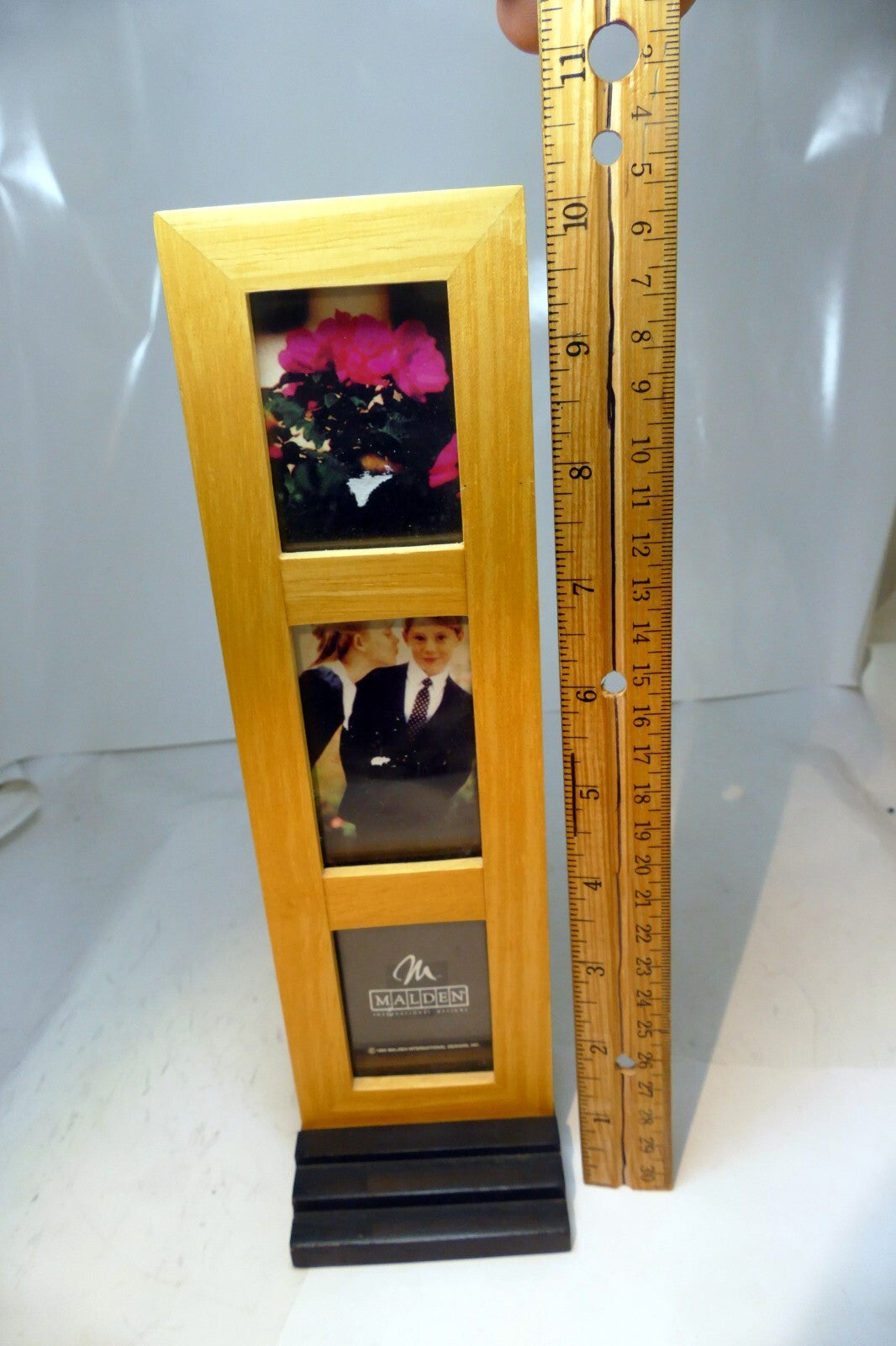 Malden 1.5X2" Opening Collage Matted Picture Frame, Displays Free standing desk