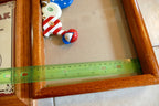 Pack of 2 Oak Solid Wood Picture Portrait Frame  8X10" Art Photo "DAD" baseball
