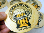 Crescent City Brewhouse New Orleans  Bar Coaster Beer lot 6  pack