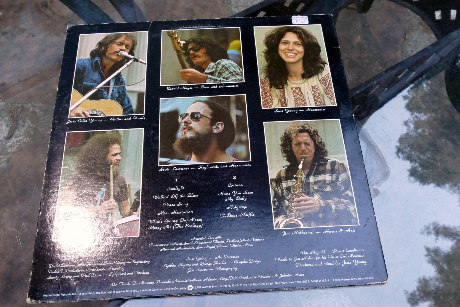 Jesse Colin Young On The Road LP Original 1976 Warner Bros. Records BS 2913 LP