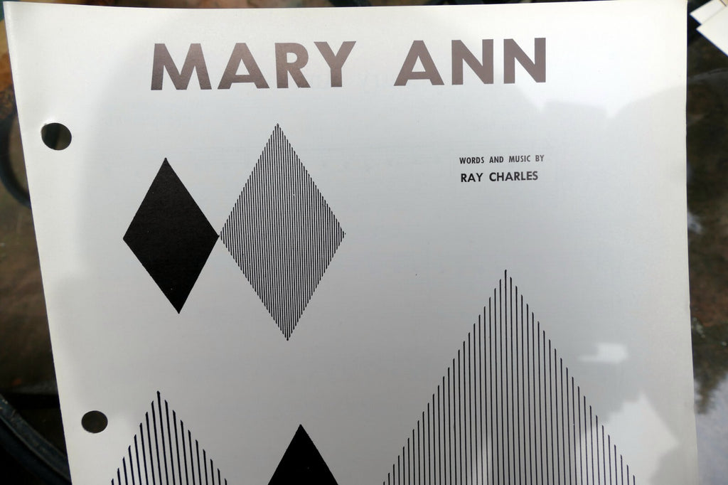 Mary ann ray charles 1956 sheet music