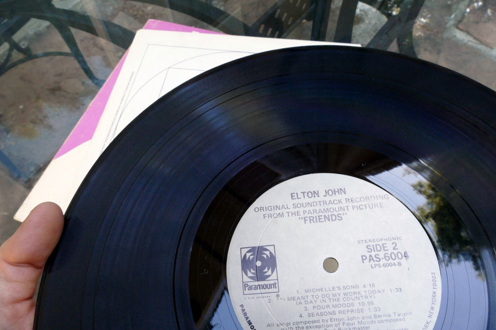 ELTON JOHN, ORIGINAL vinyl  LP, FRIENDS Soundtrack, 1971 Elton John VG Paramount