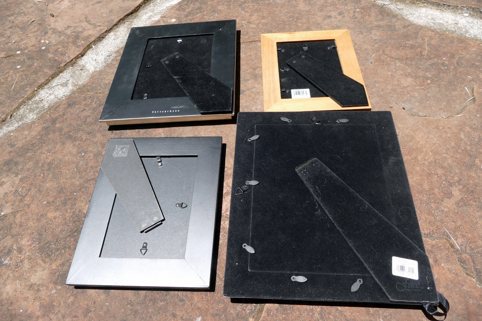 Wooden 5X7" 8X10"  Picture Photo Frame Gold  tone Black Pack of 4 mixed lot