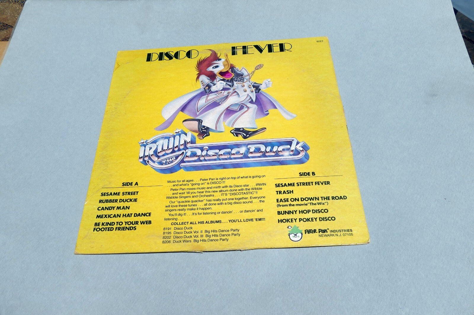 Disco Duck - Disco Fever  Hits For Kids (1978)  Vinyl LP  8223