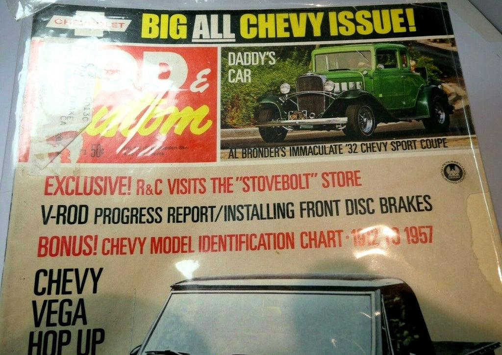 Rod & custom magazine april 1971 chevy vega hop up stage 4