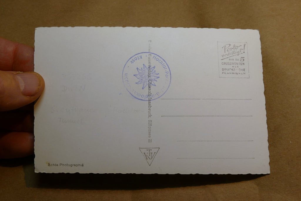 Grossglockner Hocktortunnel Alpine Road postcard Austria - unposted