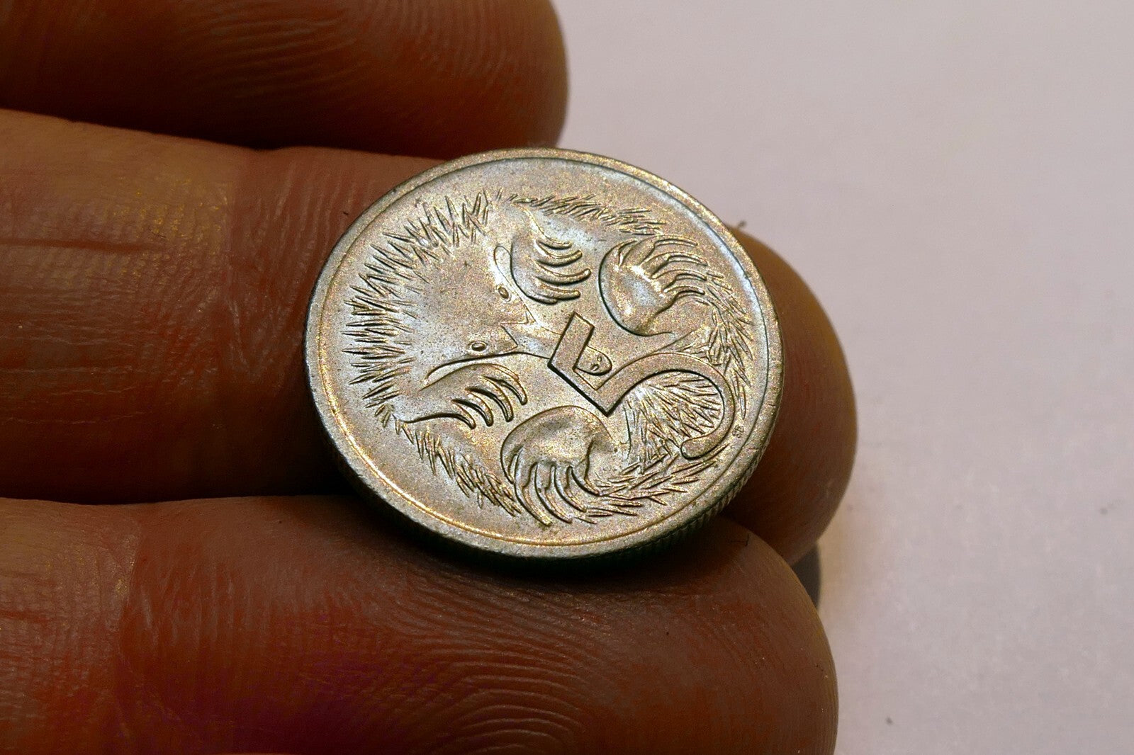 2001 Australia 5 cent coin. Queen Elizabeth. Very shiny.