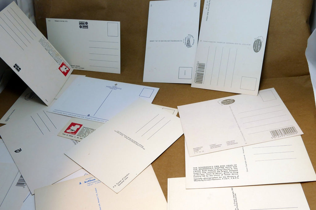 United Kingdom London Britain Unposted Postcard Lot pack of 20 Towns 1970's