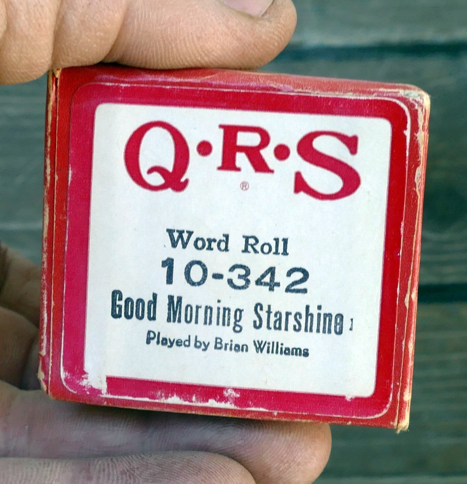 Qrs word roll 10 342 good morning starshine by williams