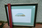 Etching St. Mark's Square Lagoon Venice Pencil Signed matted framed by B Fe
