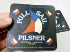 Full Sail Pilsner Portland Oregon  Bar Coaster Beer lot 2