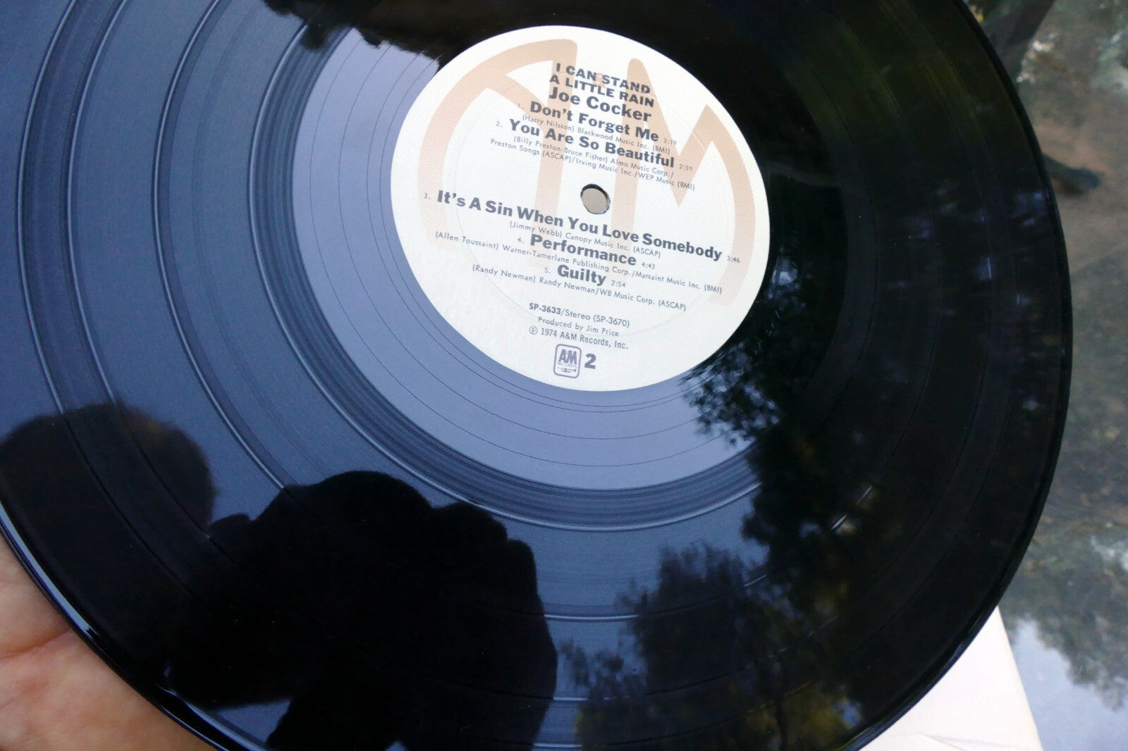 Joe Cocker - I Can Stand A Little Rain LP 1974 A&M Records SP-3633VG