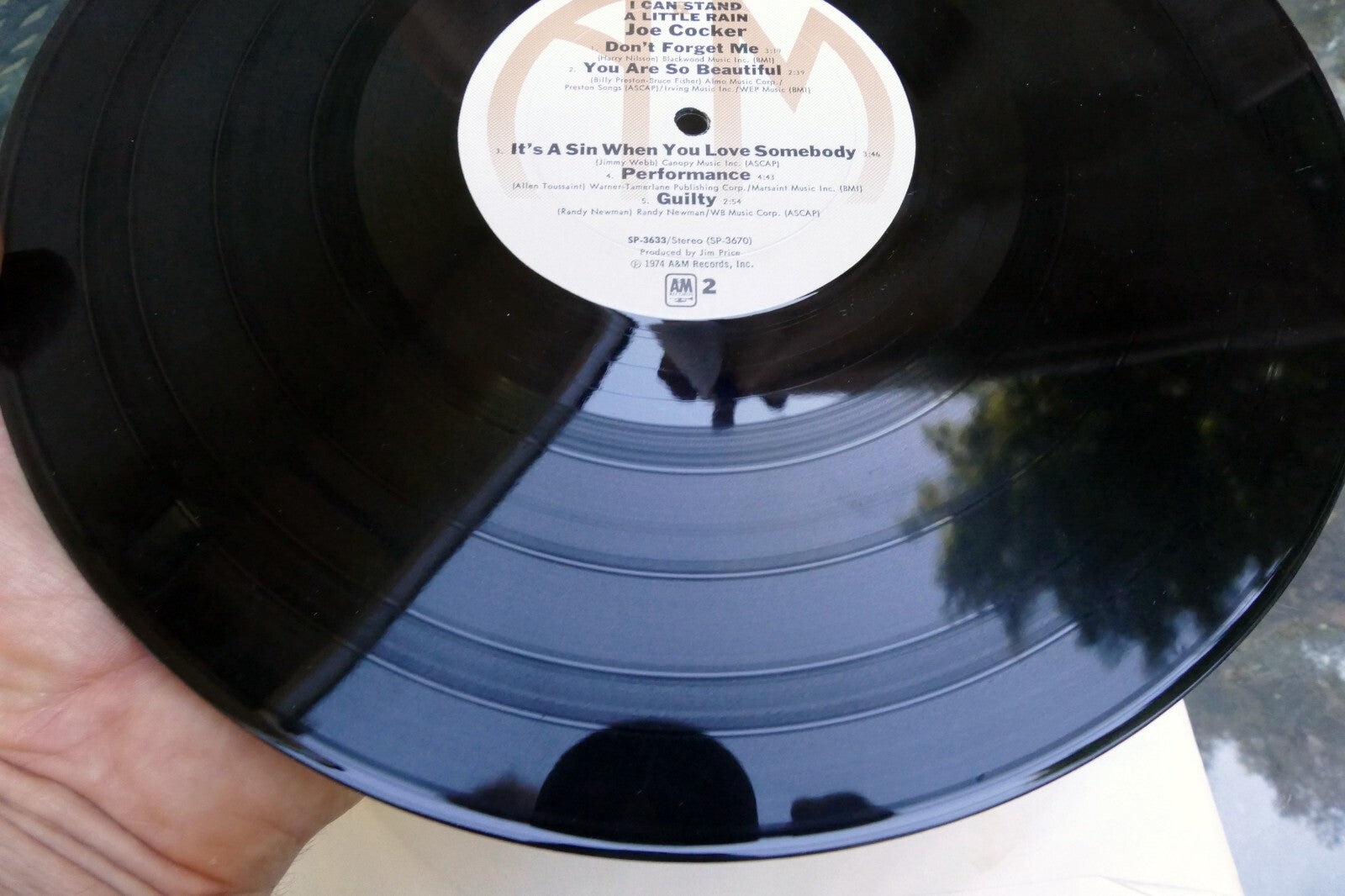 Joe Cocker - I Can Stand A Little Rain LP 1974 A&M Records SP-3633VG
