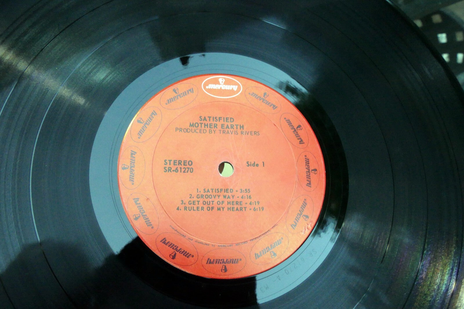 Mother Earth Satisfied LP (1970) SR-61270 Gatefold Tracy Nelson