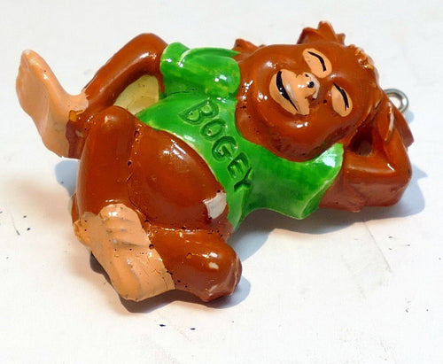 "bogey" monkey girl pin hair clip accessory vintage 1981