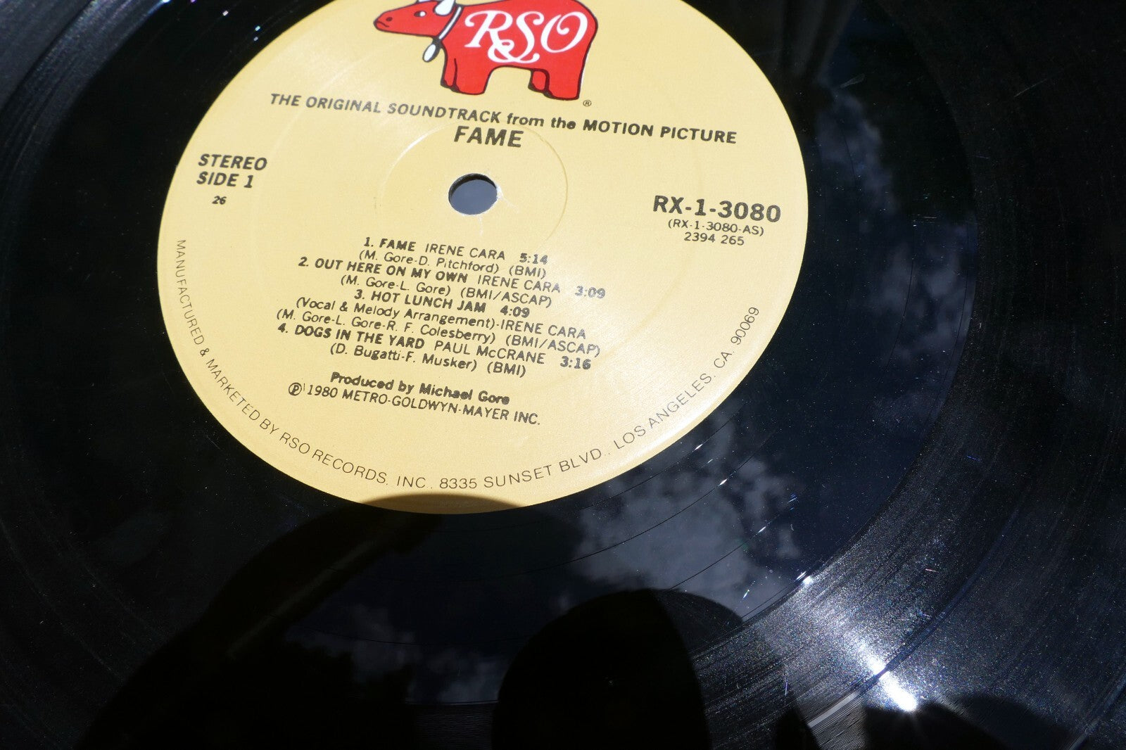 FAME - Original Soundtrack - Vinyl LP  1980  MGM  RX-1-3080 Alan Parker