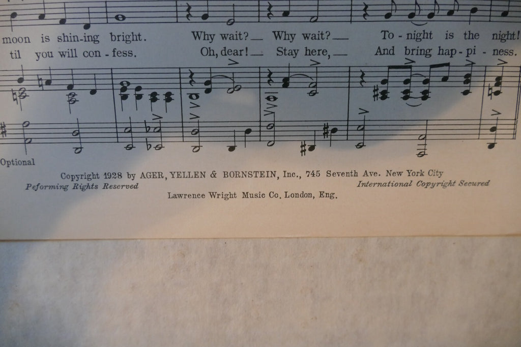 Come On Baby! 1928, by Archie Gottler, Sidney Claire and Maceo Pinkard