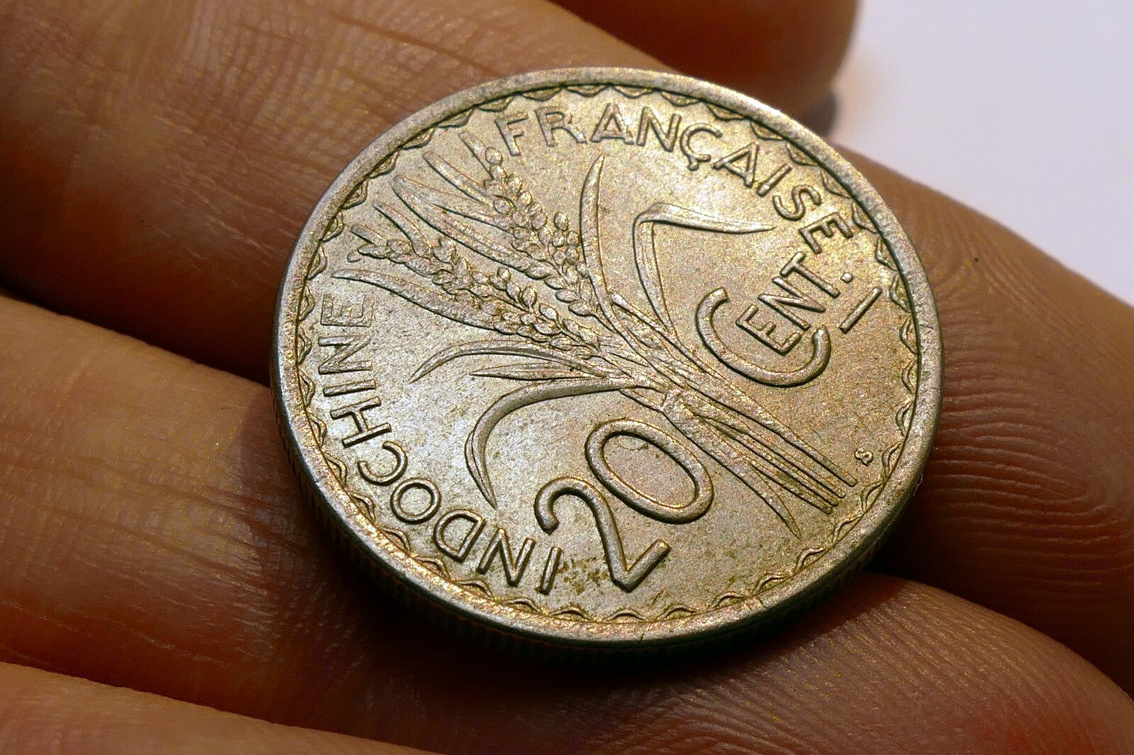 French Indo chine 1941  20 Cent  coin France